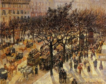 Boulevard Arte - boulevard des italiens tarde 1897 Camille Pissarro
